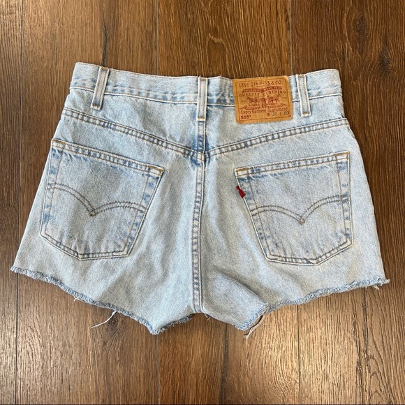 Levi’s 505 reconstructed denim shorts SZ 30/6 - Picture 2 of 5